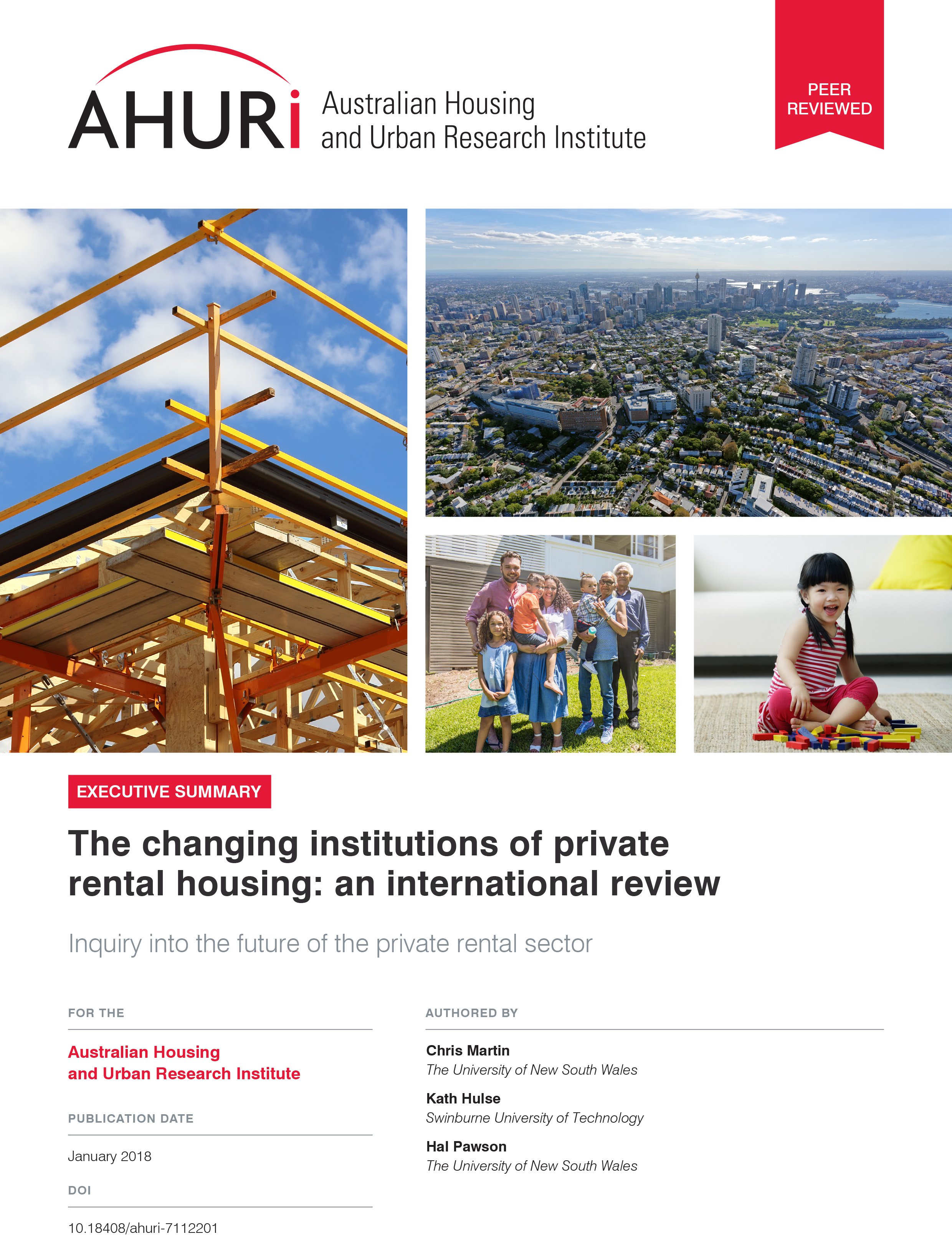 Executive Summary - The changing institutions of private rental housing: an international review